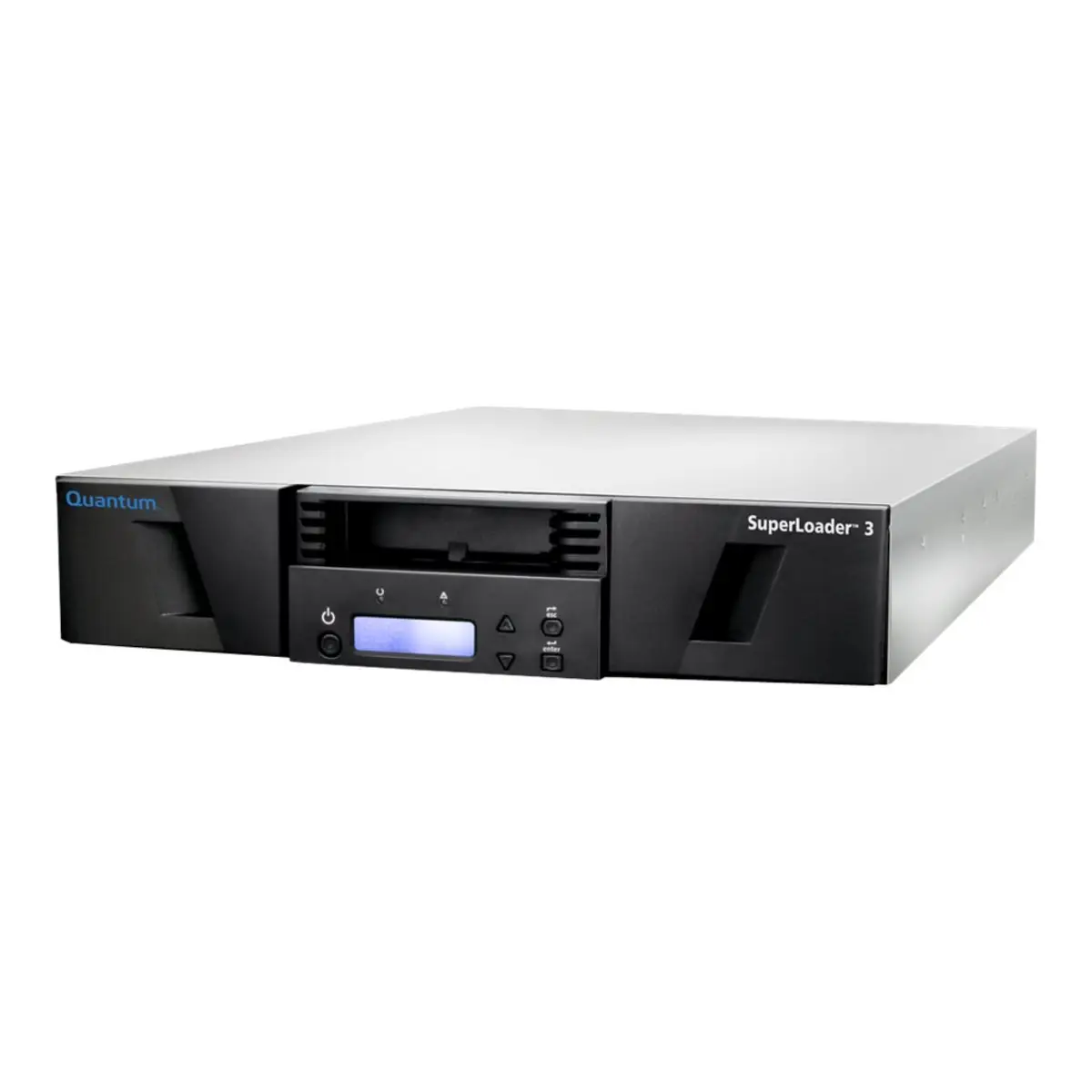 SuperLoader 3 with (Model C) drive(s) Tape Autoloader 96 TB/240 TB Ultrium 7 SAS-2 Rack einbaufähig 2 U Barcodeleser mit 1 Mailslot