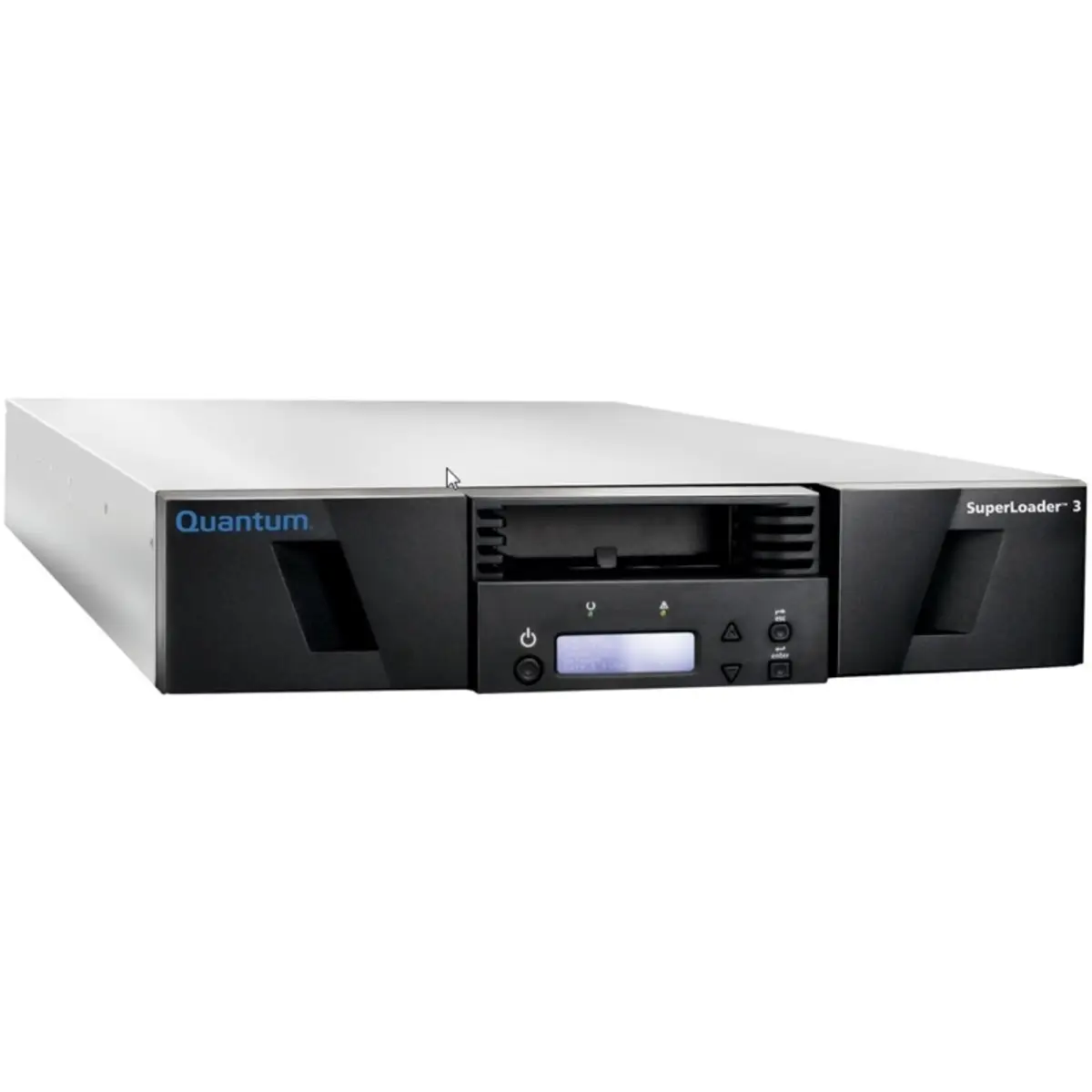 SuperLoader 3 with (Model C) drive(s) Tape Autoloader 96 TB/240 TB Ultrium 7 SAS-2 Rack einbaufähig 2 U Barcodeleser mit 1 Mailslot