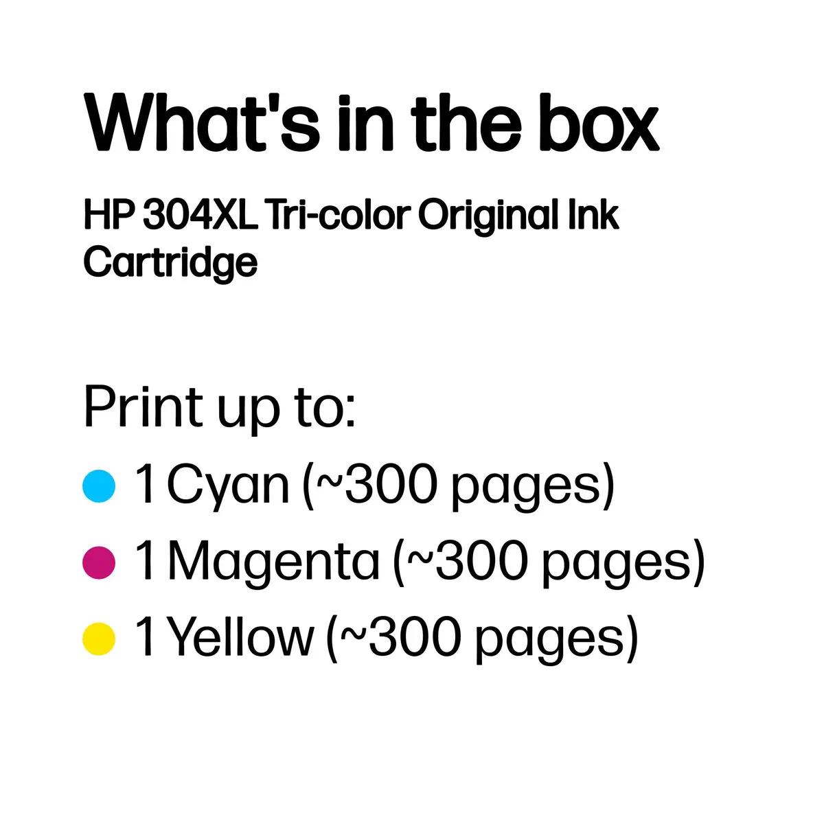 Tintenpatrone 304XL cyan, gelb, magenta