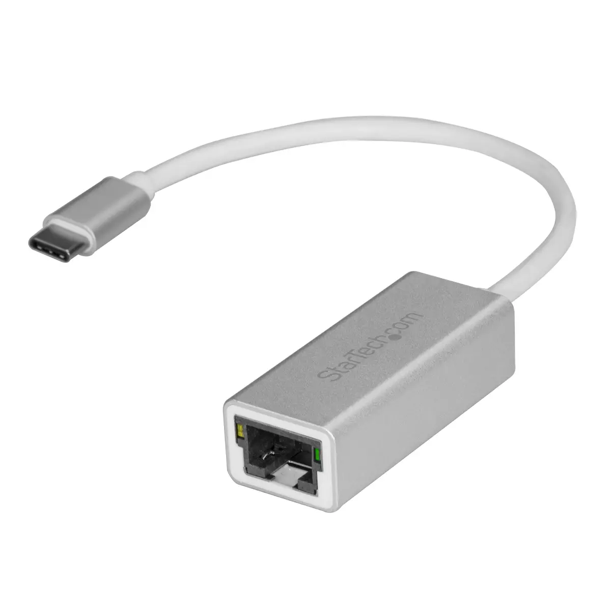 USB-C-auf-Gigabit-Netzwerkadapter Silber