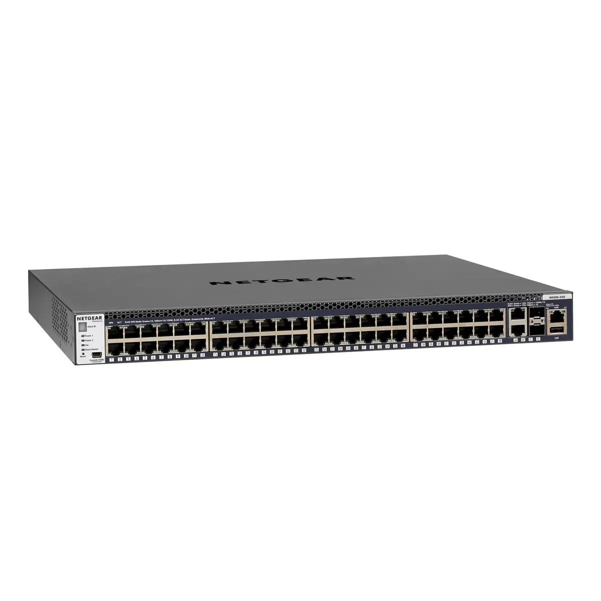 M4300 Gigabit Ethernet Switch 48Ports + 2x 10 Gigabit Ethernet + 2x SFP+ Managed 1HE