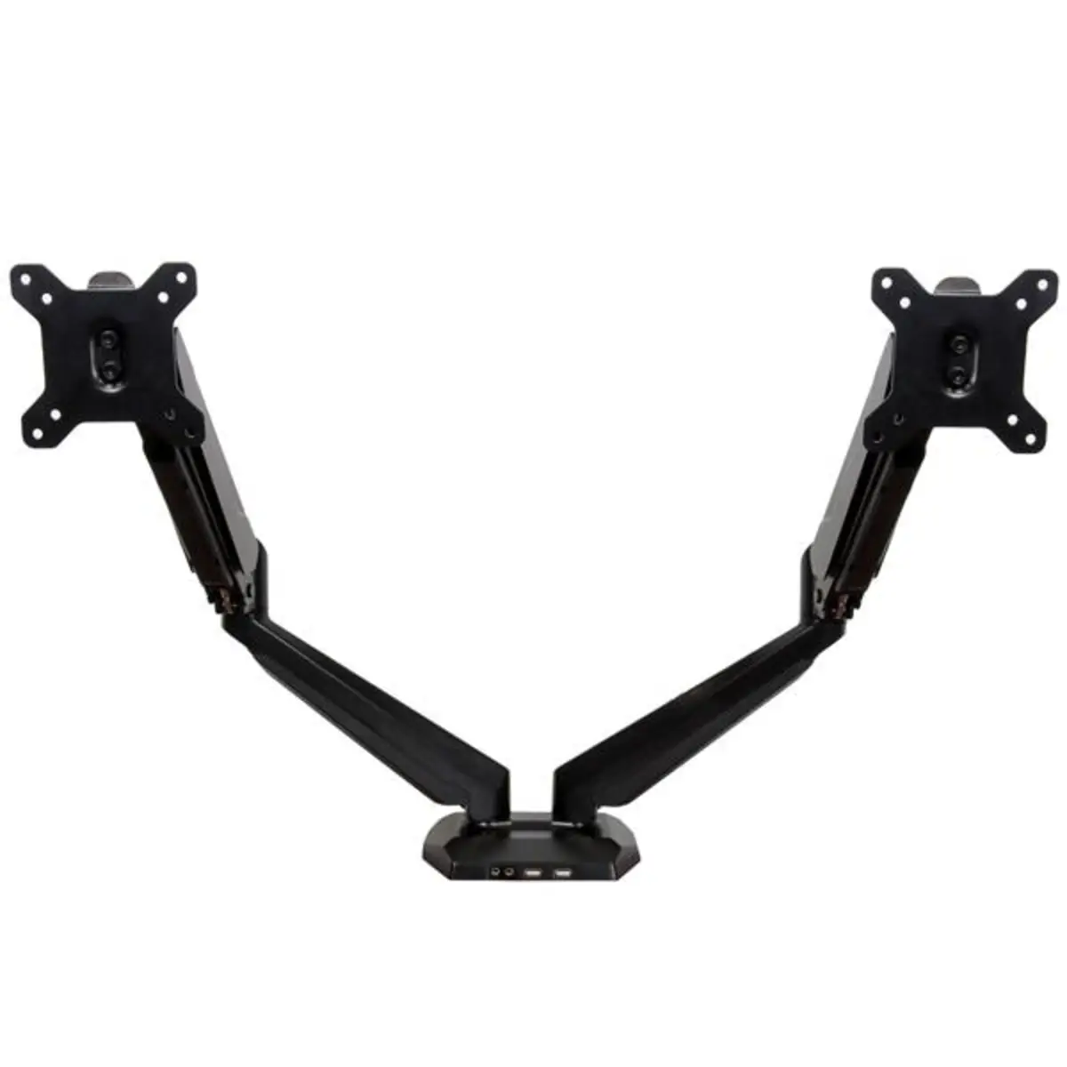 Dual Monitorhalter für 76,2cm (30'') mit eingebautem 2 Port USB und Audio Passthrough