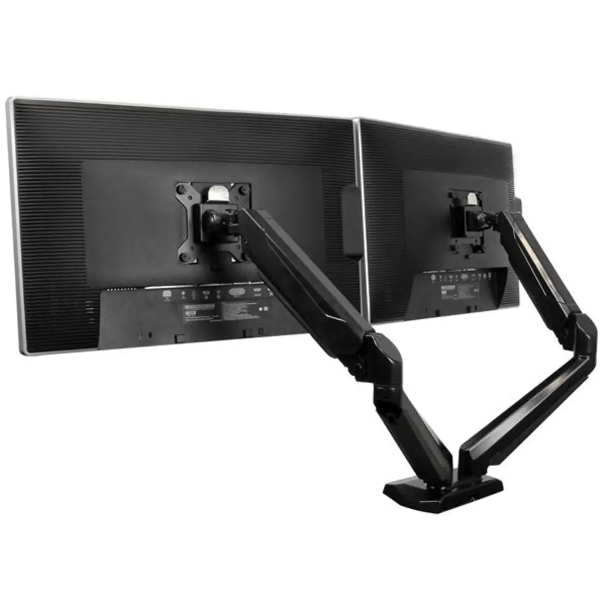 Dual Monitorhalter für 76,2cm (30'') mit eingebautem 2 Port USB und Audio Passthrough
