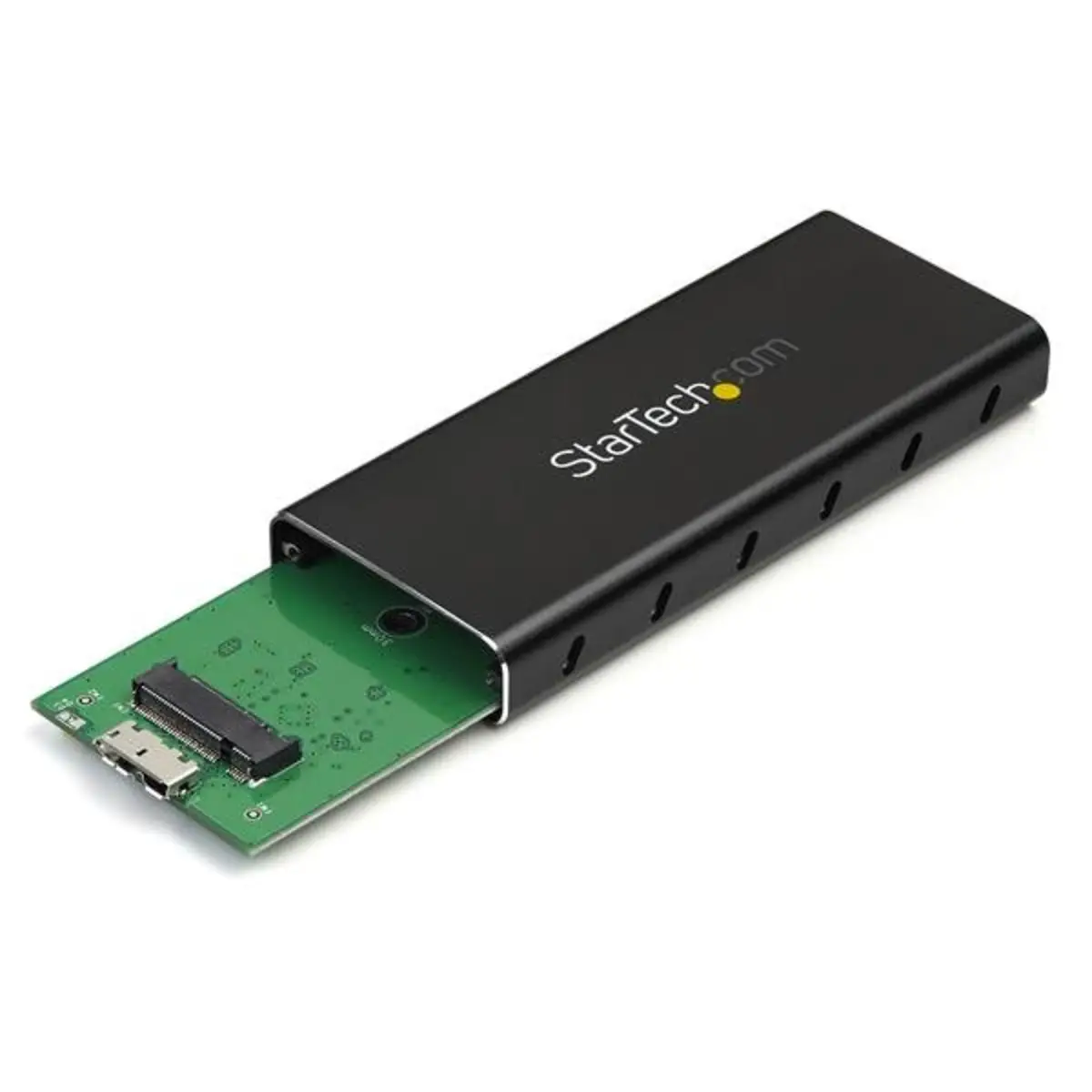 Festplattengehäuse M.2 SSD/NGFF/SATA/USB 3.1 (10Gbit/s) mit USB-C Kabel
