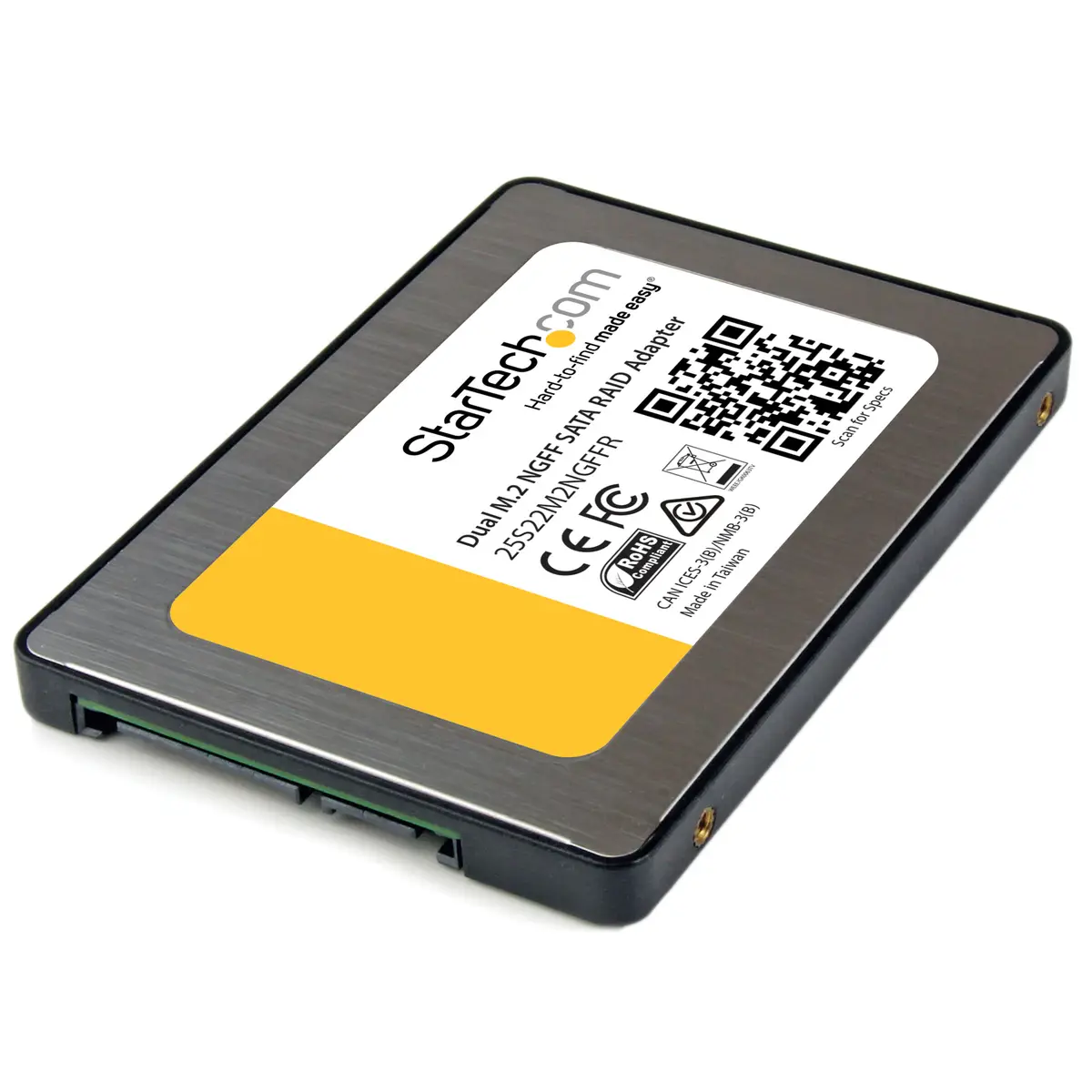 Dual M.2 SATA Adapter mit RAID 2xM.2 SSD auf 2,5 SATA (6Gbit/s)