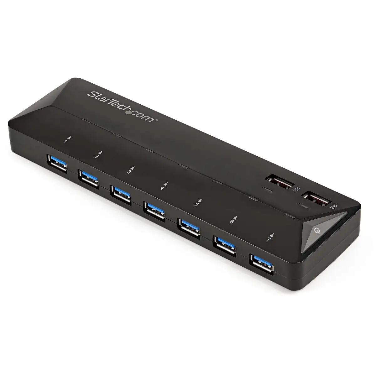 7 Port USB 3.0 Hub plus dediziertem Ladeport - 2 x 2,4A Port