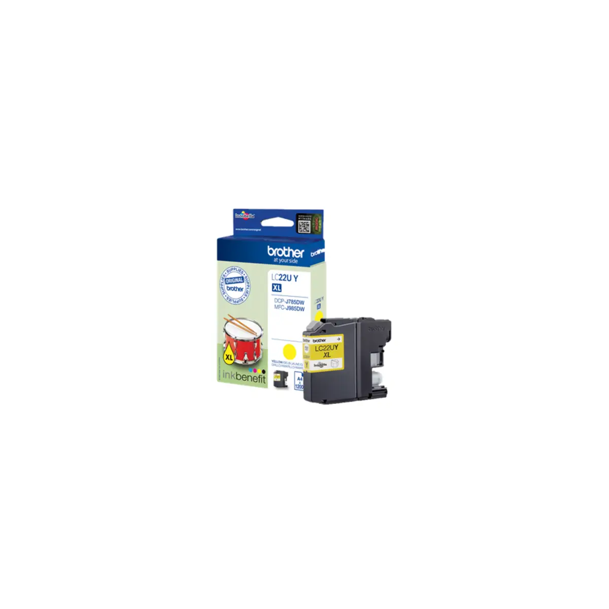 ink cartridge LC22UY aprrox. 1200 pages yellow