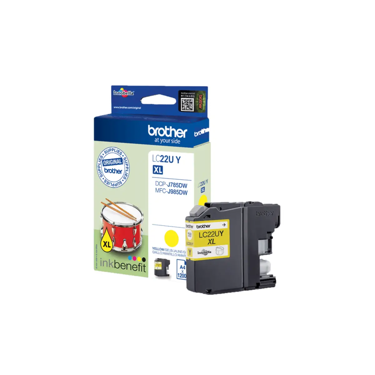 ink cartridge LC22UY aprrox. 1200 pages yellow