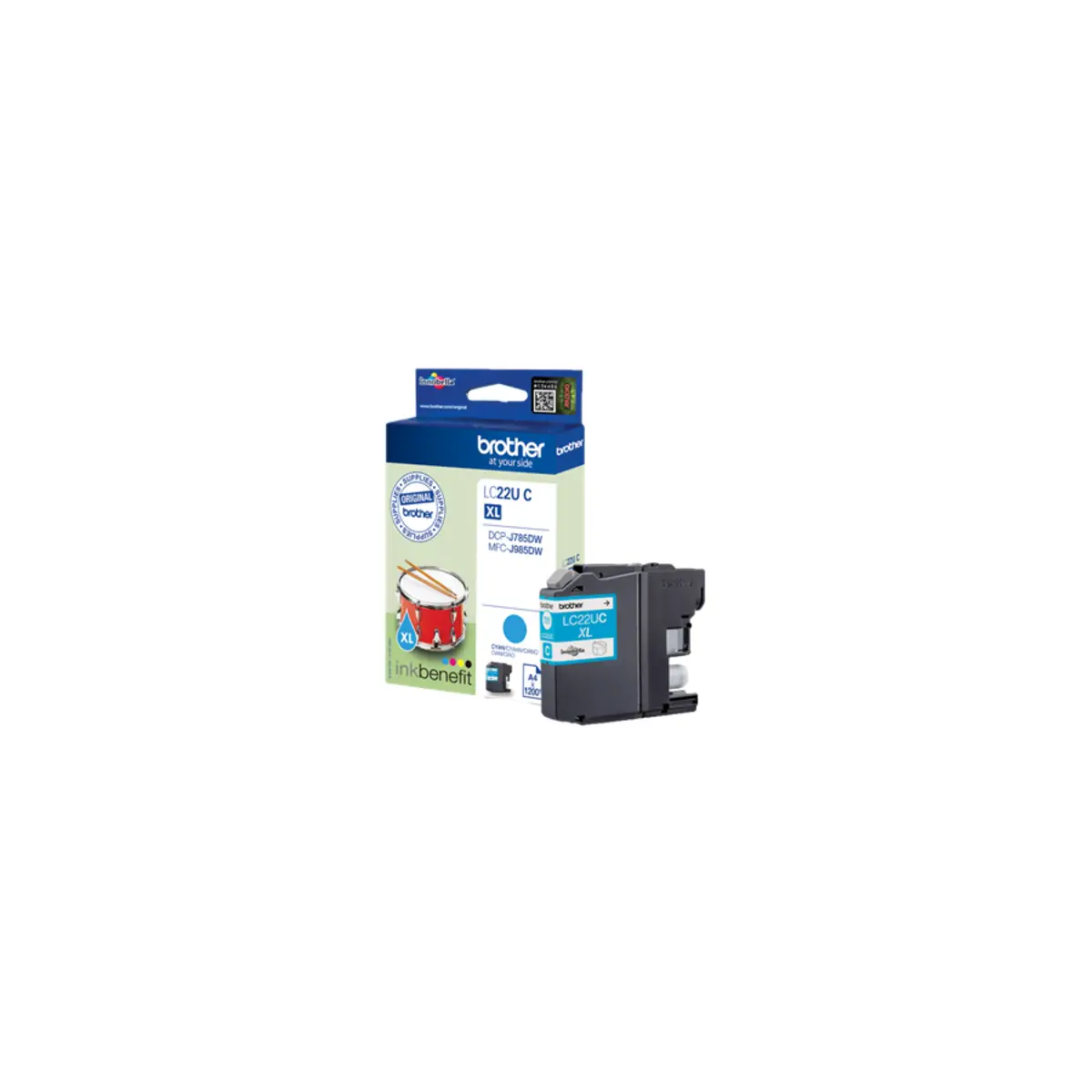 ink cartridg LC22UY approx. 1200 pages cyan