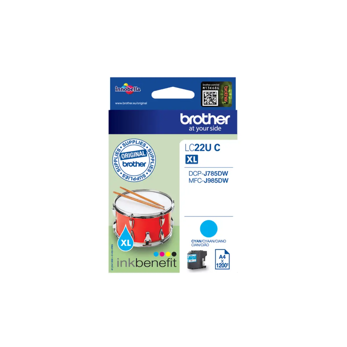 ink cartridg LC22UY approx. 1200 pages cyan