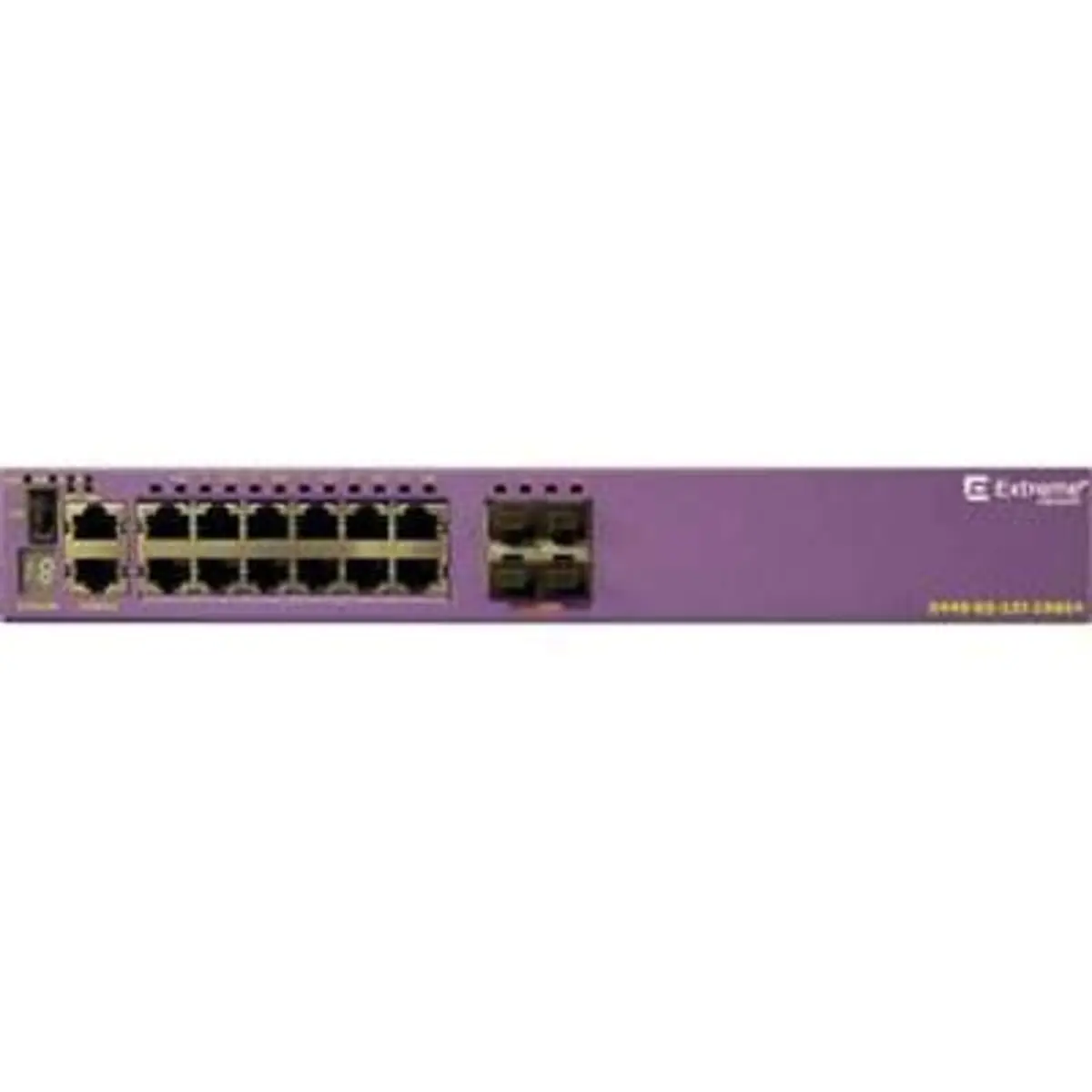 X440-G2 12 10/100/1000BASE-T 4 1GbE unpopulated SFP upgradable to 10GbE SFP+ 1 Fixed AC PSU 1 RPS port ExtremeXOS Edge license