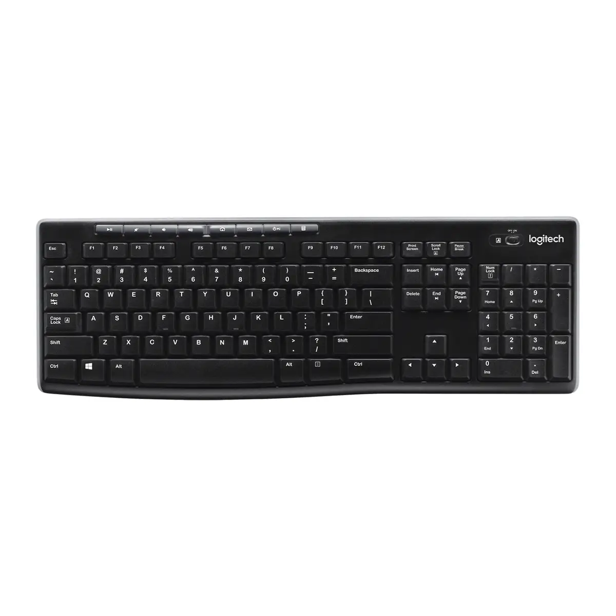 K270 Wireless Tastatur USB UK Englisch