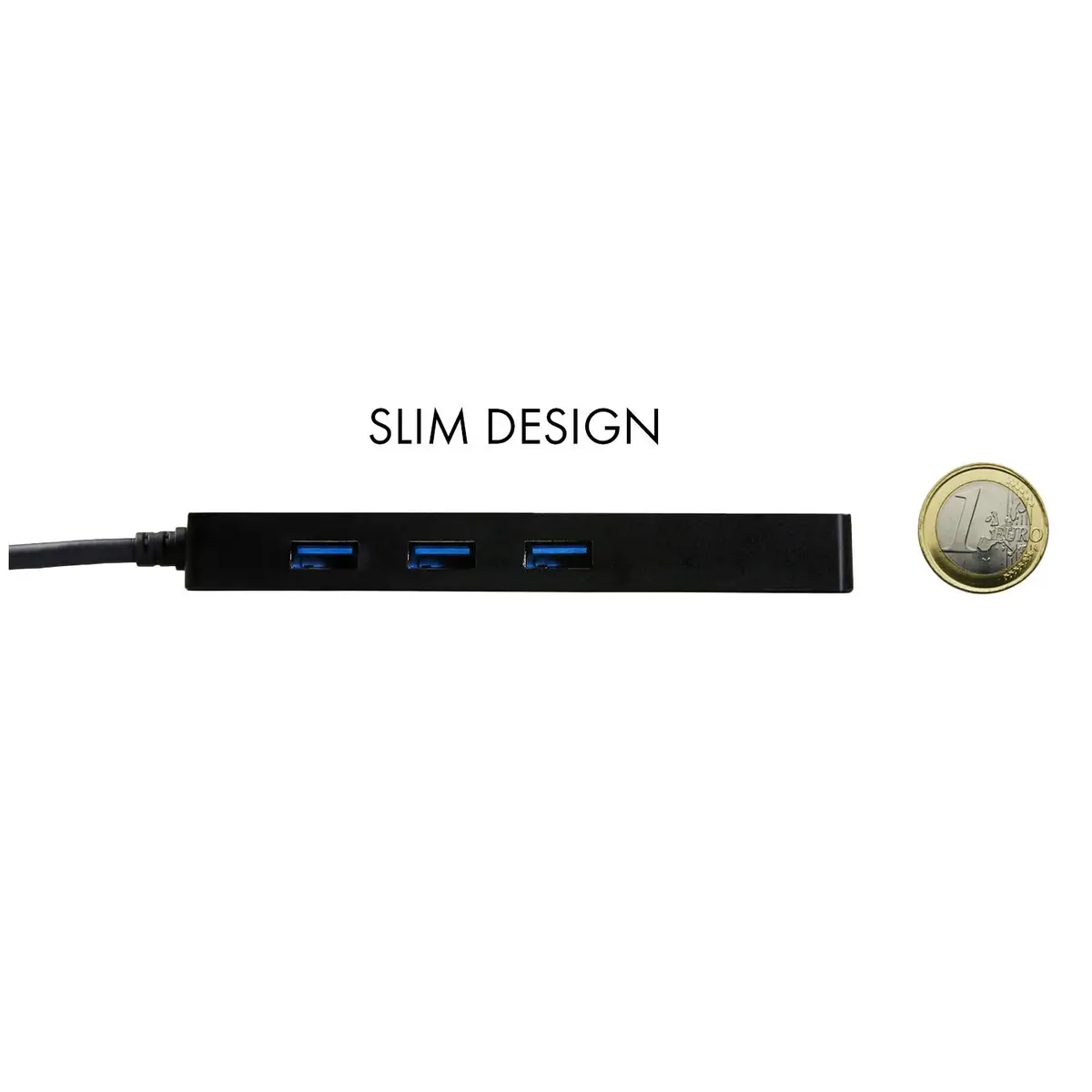 I-Tec USB 3.0 Slim Hub 3-Port mit Gigabit Ethernet Adapter