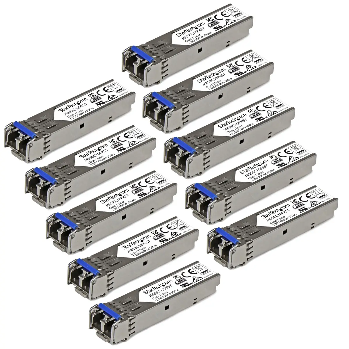 Gigabit LWL SFP Transceiver Modul ersetzt HP J4859C 10er Pack