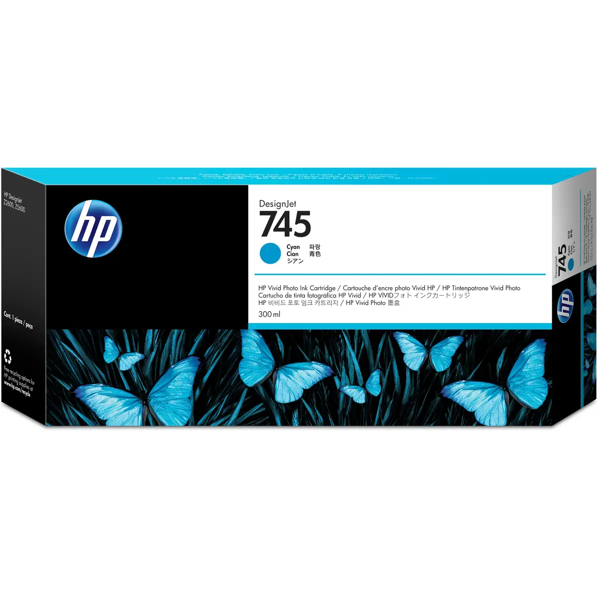 745 Tinte 300 ml Cyan