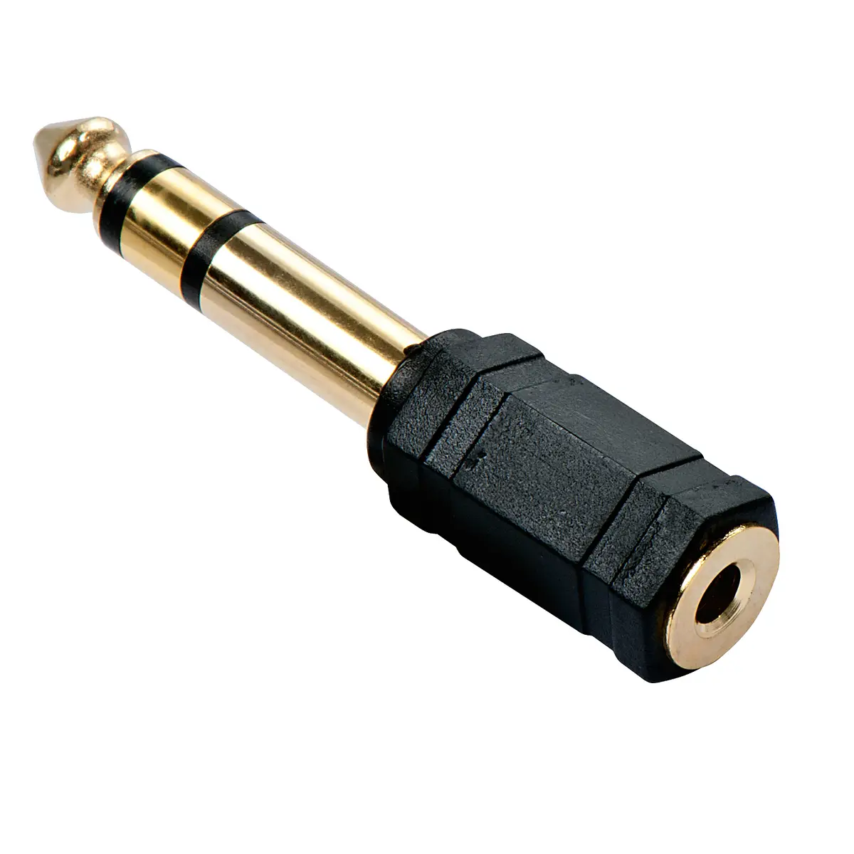 Stereo Audio-Adapter, 3.5mm Klinkenstecker an 6.3mm Klinkenbuchse
