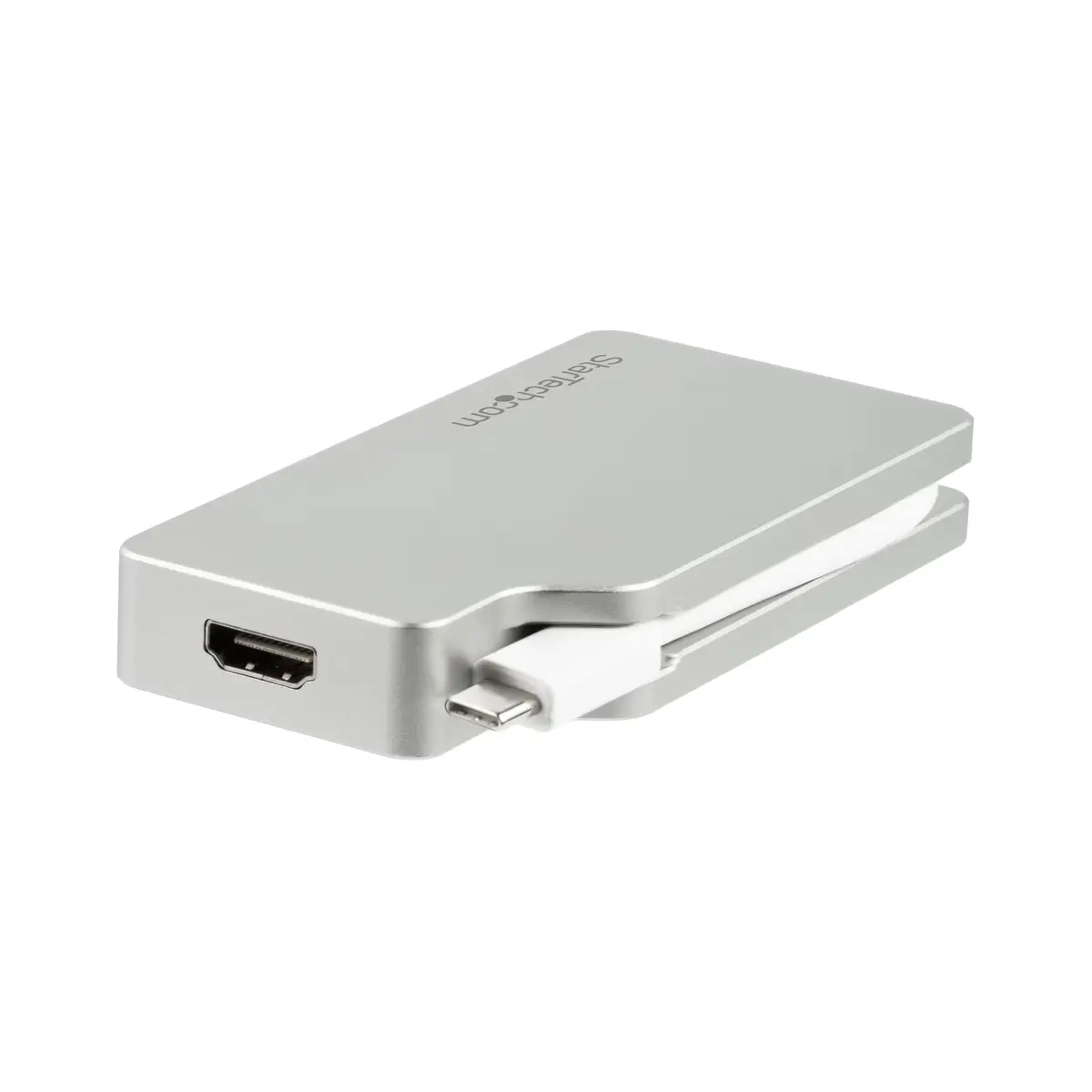 Aluminium Reise A/V Adapter 4-in-1 USB-C auf VGA/DVI/HDMI/mDP