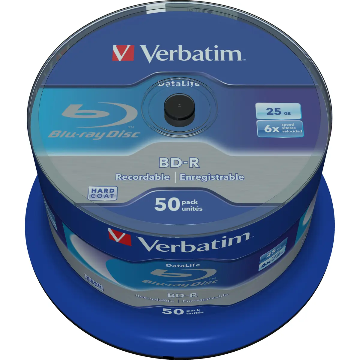Blu-Ray Rohlinge BD-R 25 GB 6fach 50er Pack