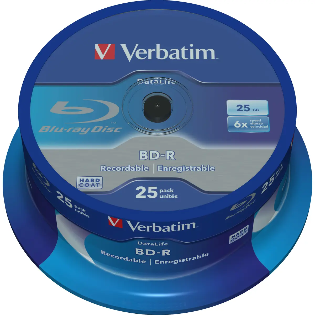 Blu-Ray Rohlinge BD-R 25 GB 6fach 25er Pack