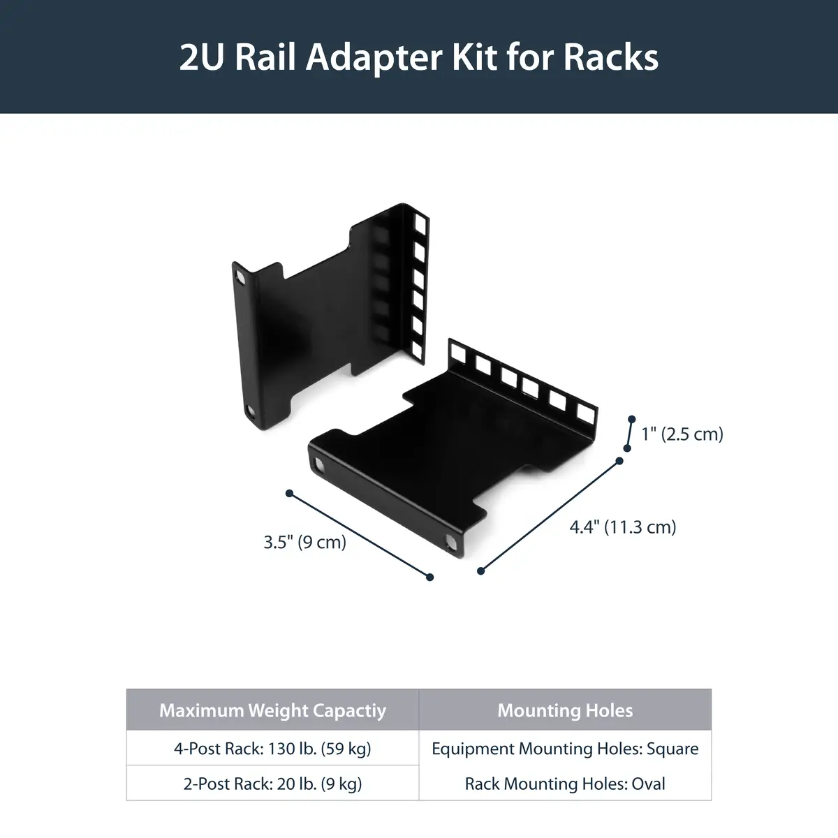 Schienentiefenadapter für Server-Racks