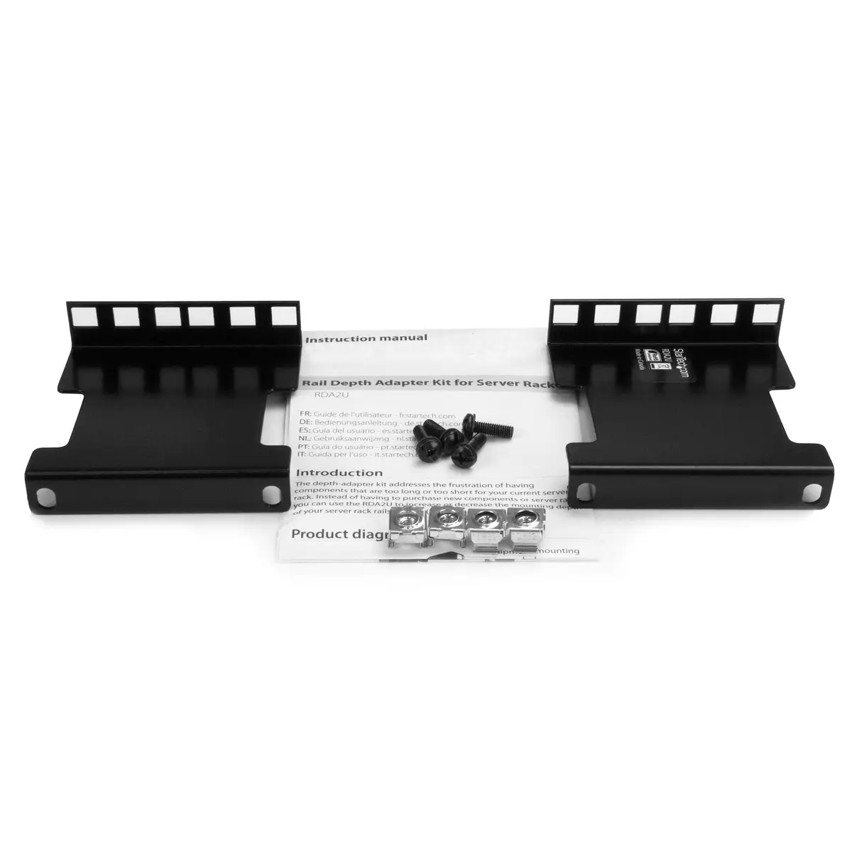 Schienentiefenadapter für Server-Racks