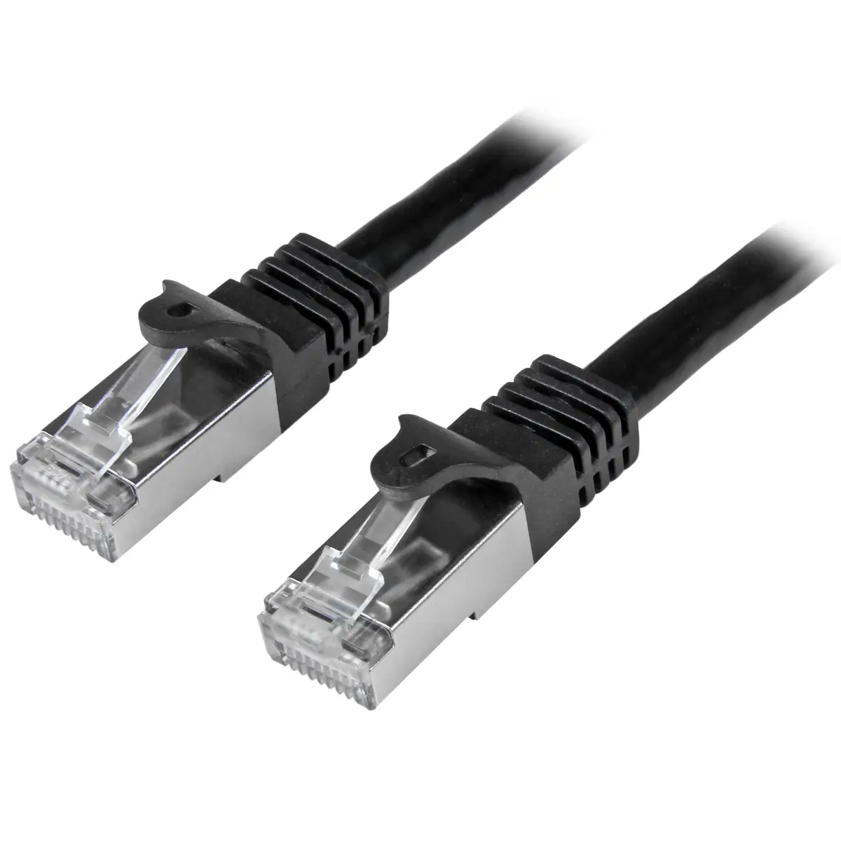 Patchkabel Cat6 RJ-45/RJ-45 Männlich/Männlich Schwarz 0,5m