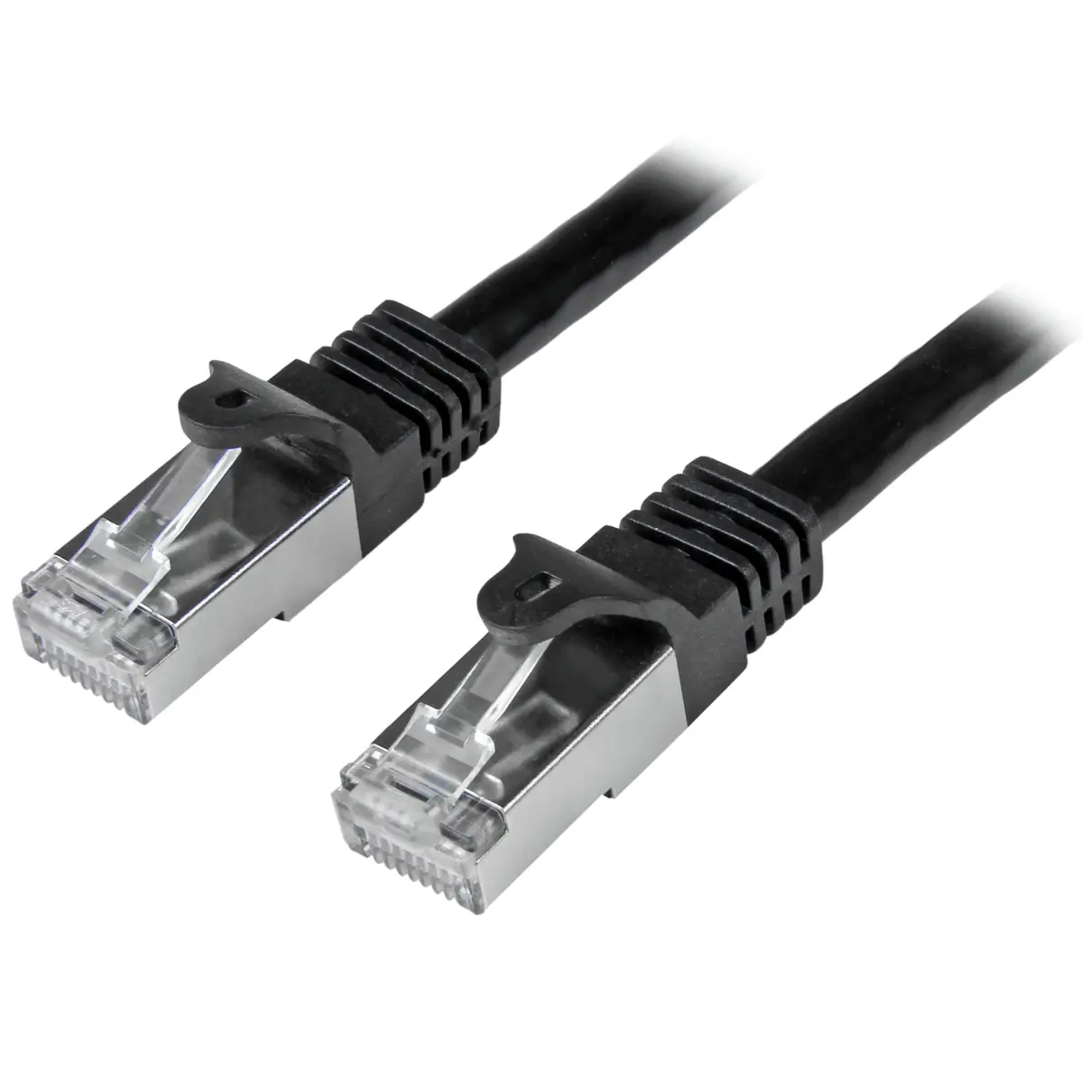 Patchkabel Cat6 RJ-45/RJ-45 Männlich/Männlich Schwarz 1m