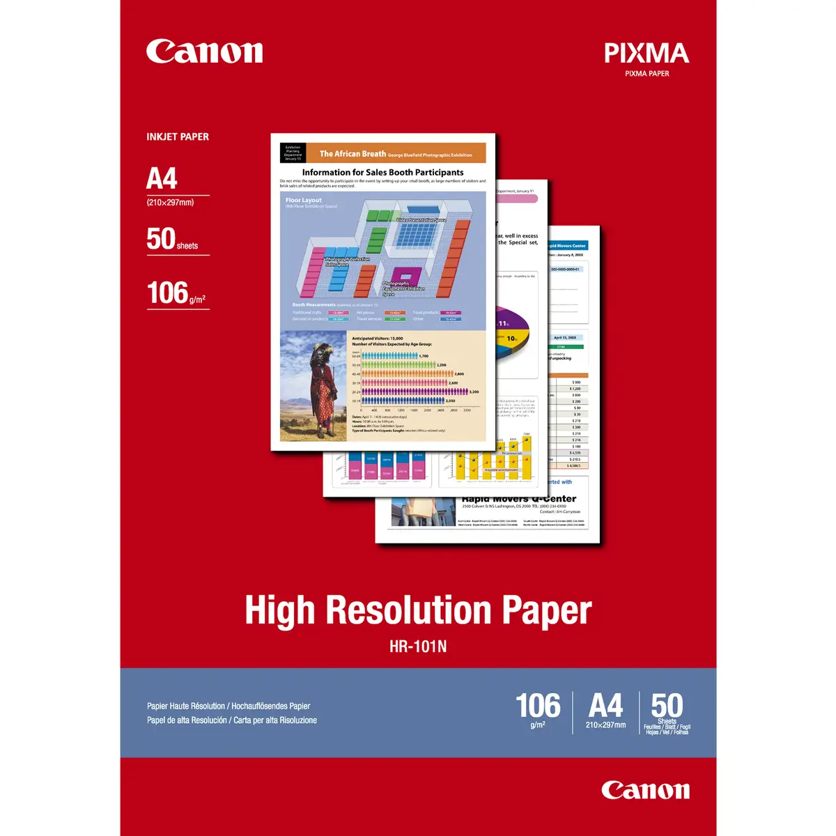 HR-101N Papier A4 100g 50 Blatt