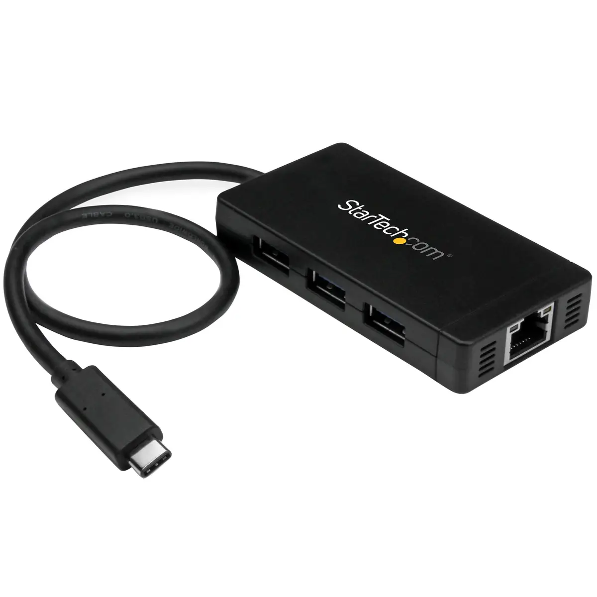 3 Port USB 3.0 Hub mit Ethernet