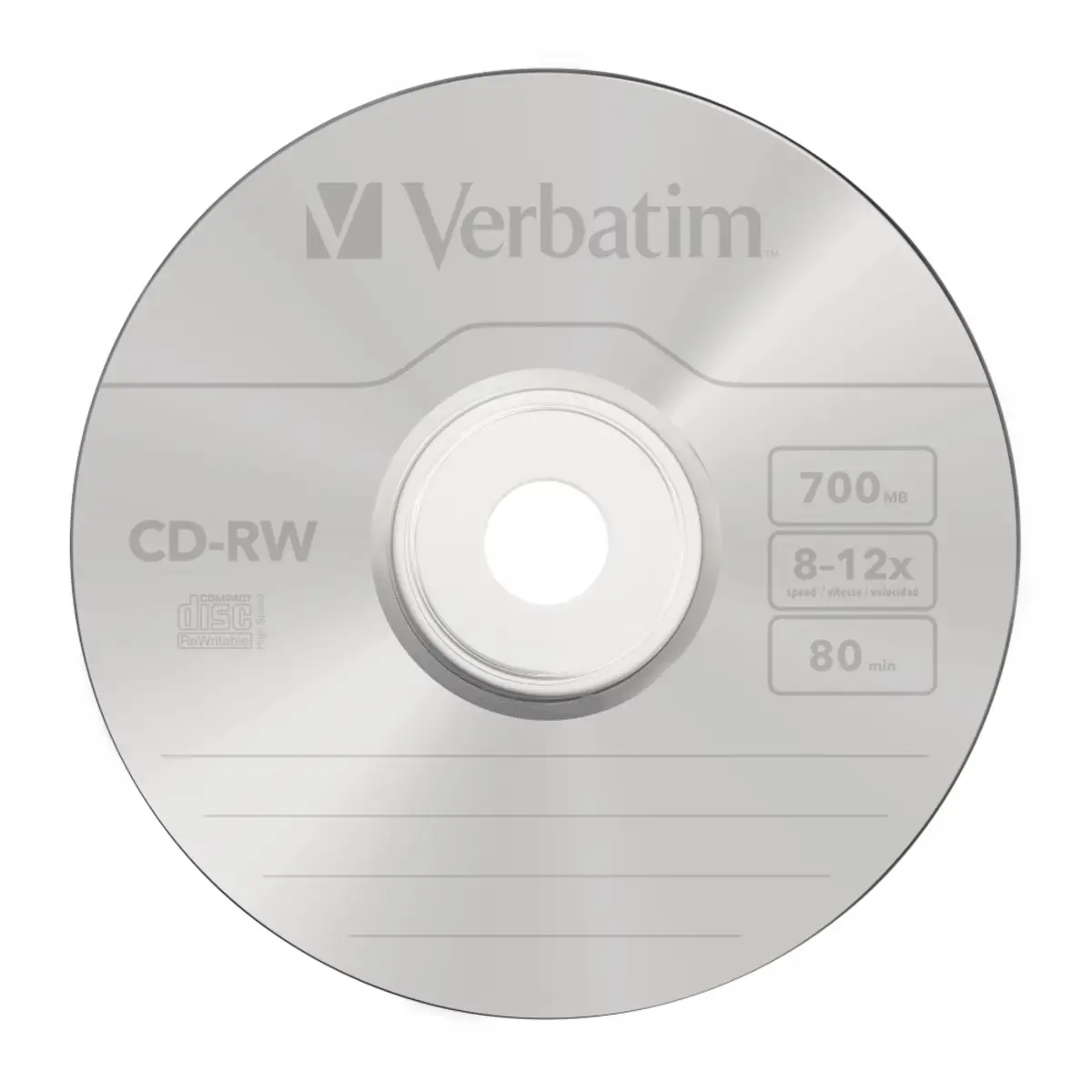 CD-RW 700MB 80Min. 10x silber/ blau 10Stück JewelCase