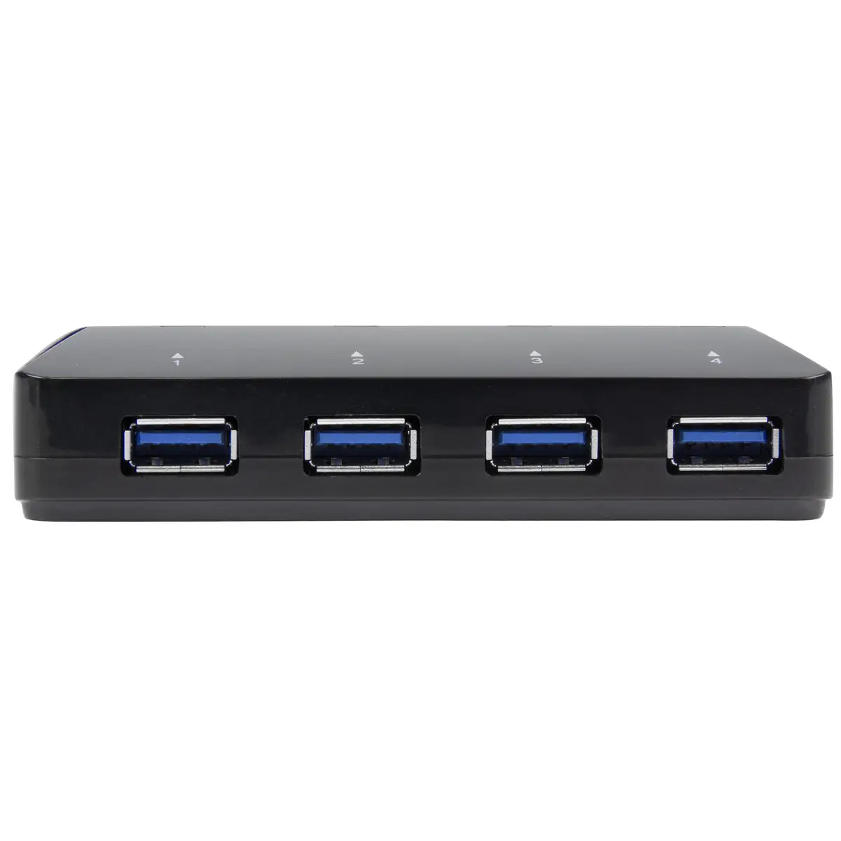 4 Port USB 3.0 Hub plus dedizierter Ladeanschluss 1 x 2.4 A Port