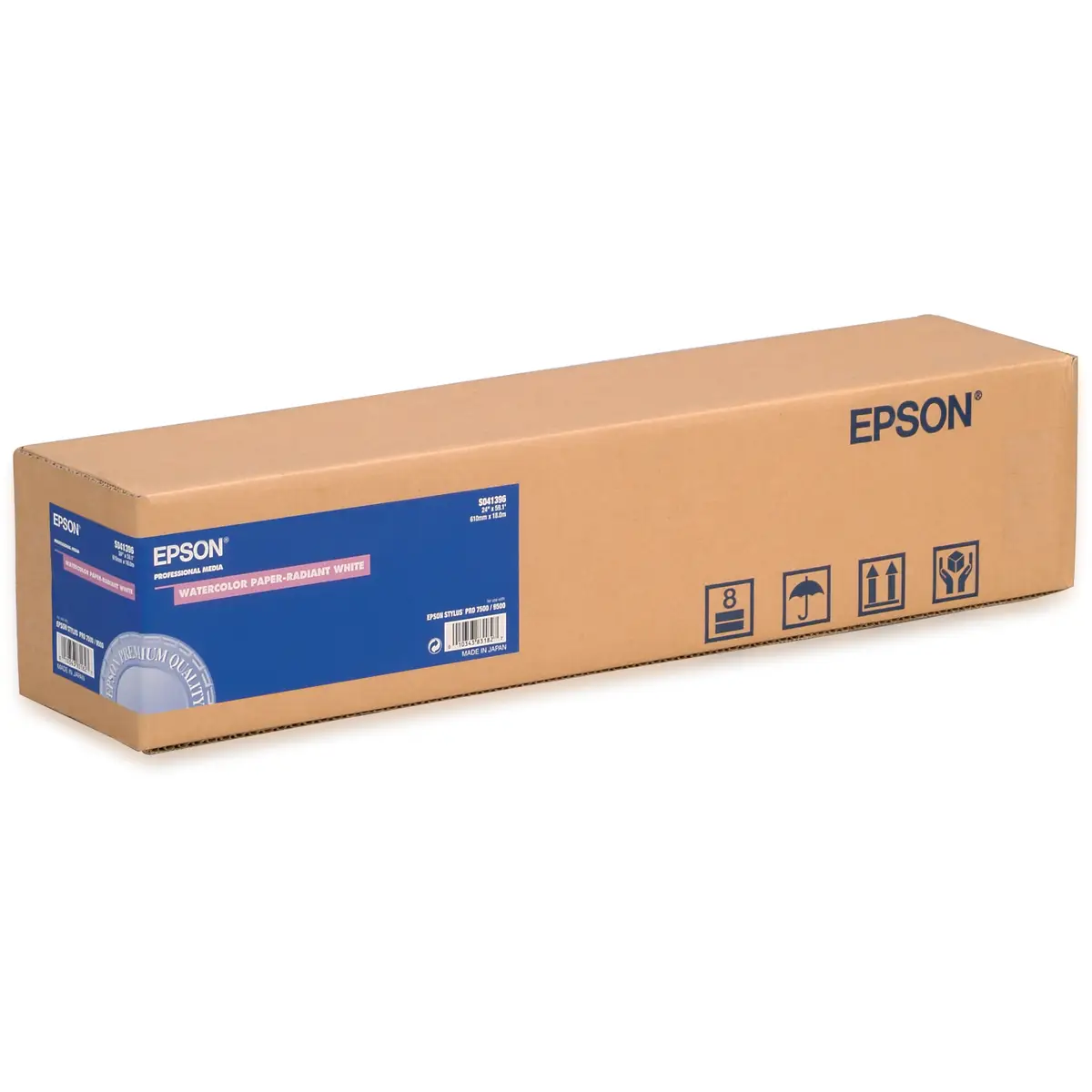 Water Color Papier Radiant White/ 24x18m/Stylus Pro 7500/9500 Epson Water Color Papier Radiant White/ 61,0 cm ( 10,2 cm (4''))x18m/Stylus Pro 7500/9500