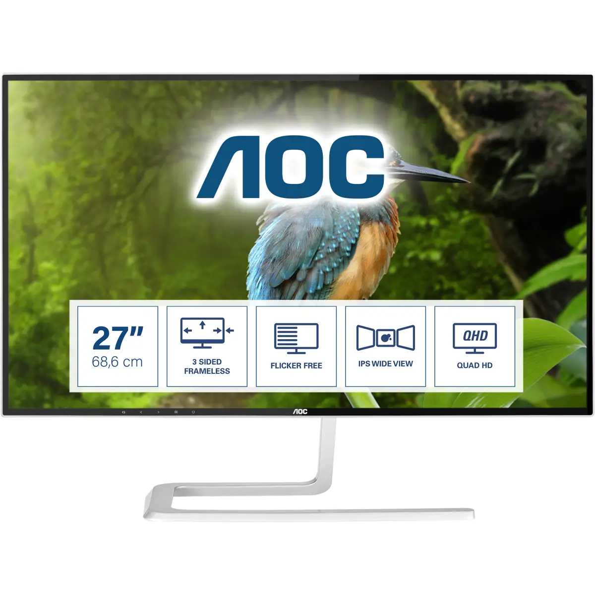 Style Q2781PQ 68.6 cm (27") 2560 x 1440 Pixel 4 ms 1000:1 350 cd/m²