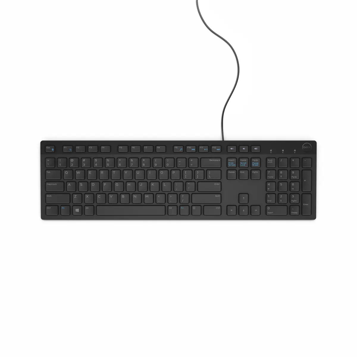 Tastatur KB216 Multimedia USB Schwarz Tastaturlayout GB