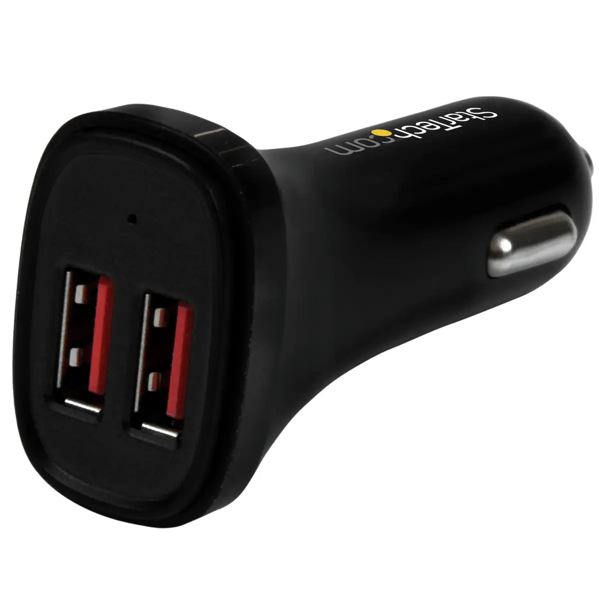 Dual Port USB KFZ Ladegerät 24W/4.8A Schwarz
