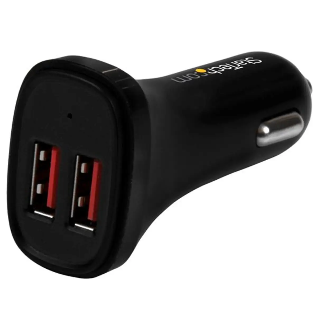 Dual Port USB KFZ Ladegerät 24W/4.8A Schwarz