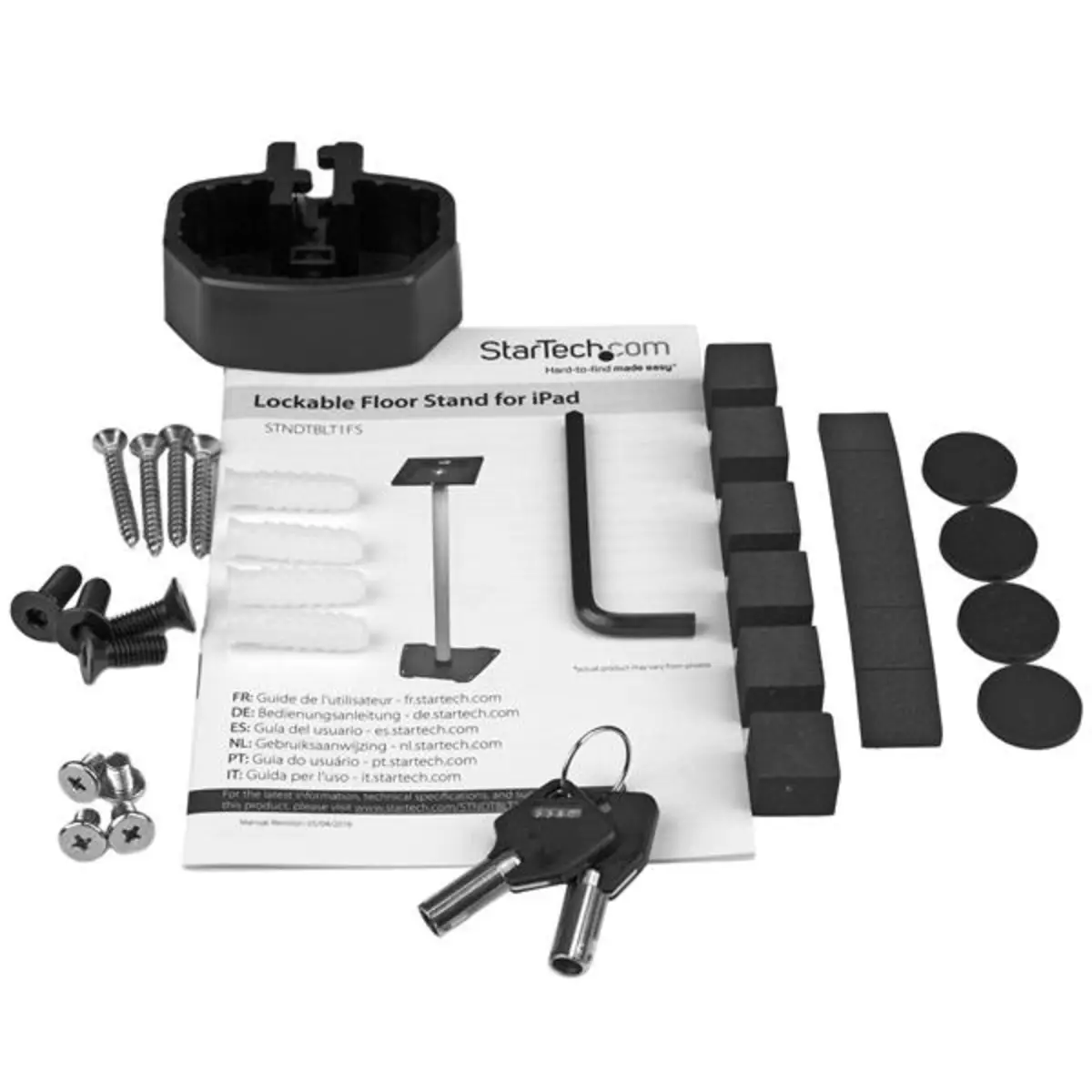 StarTech STNDTBLT1FS Verschließbarer basemount the, Tablet-Halterung for Apple iPad