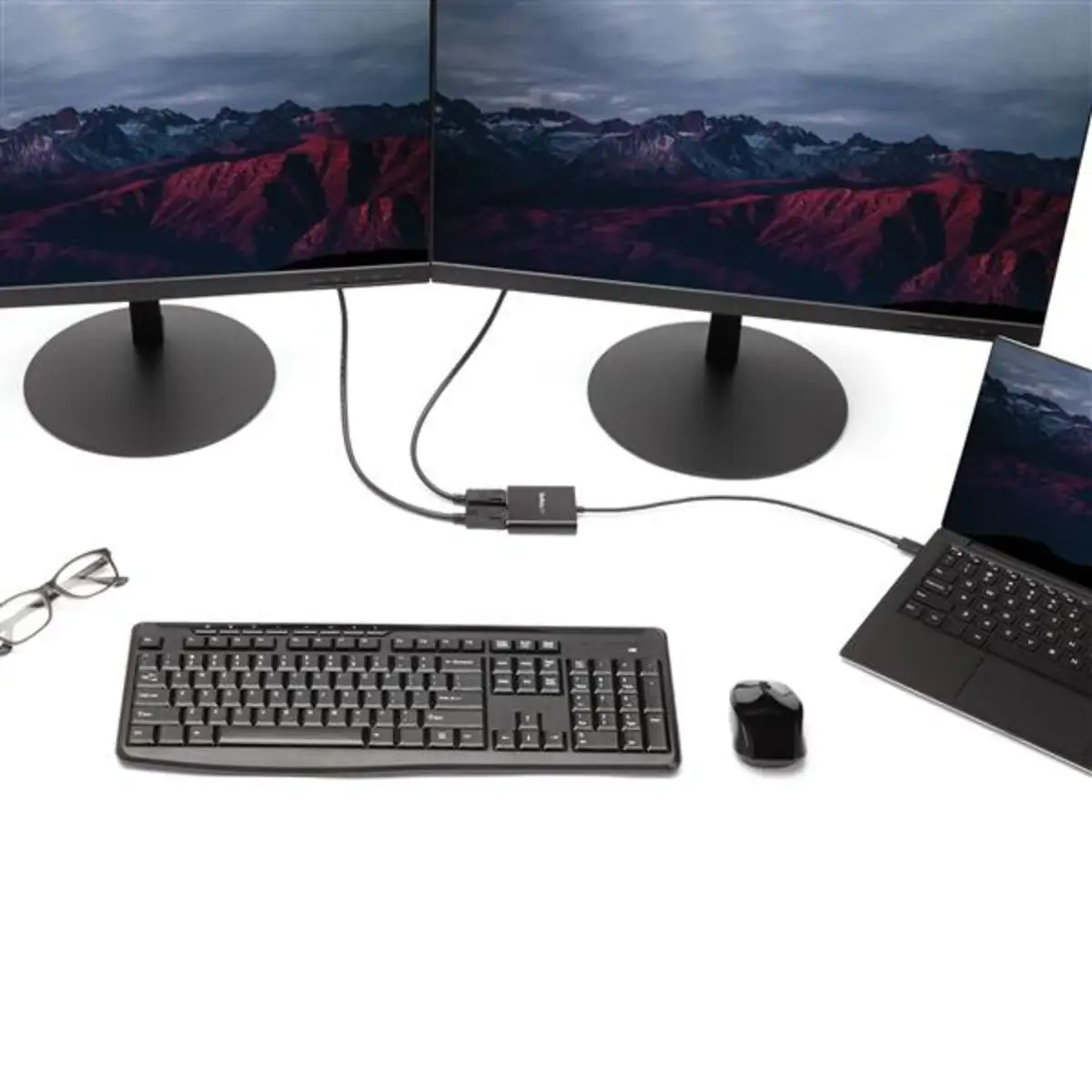 USB-C auf DisplayPort Multi-Monitor Splitter - 2-Port MST Hub