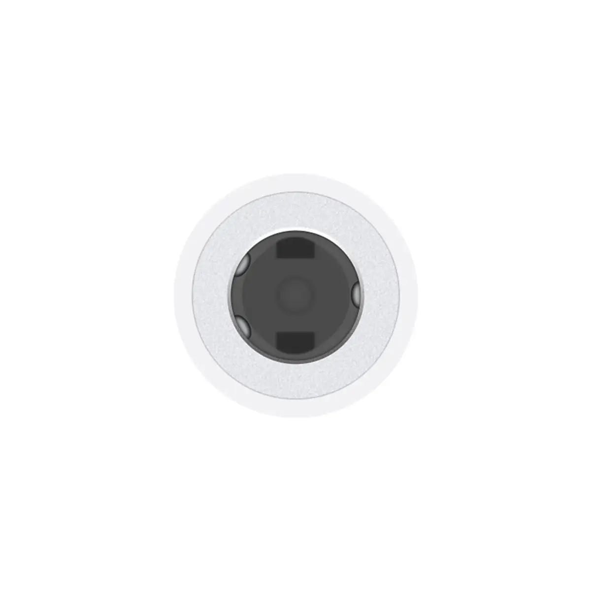 Lightning to 3,5 mm cinch adaptor white