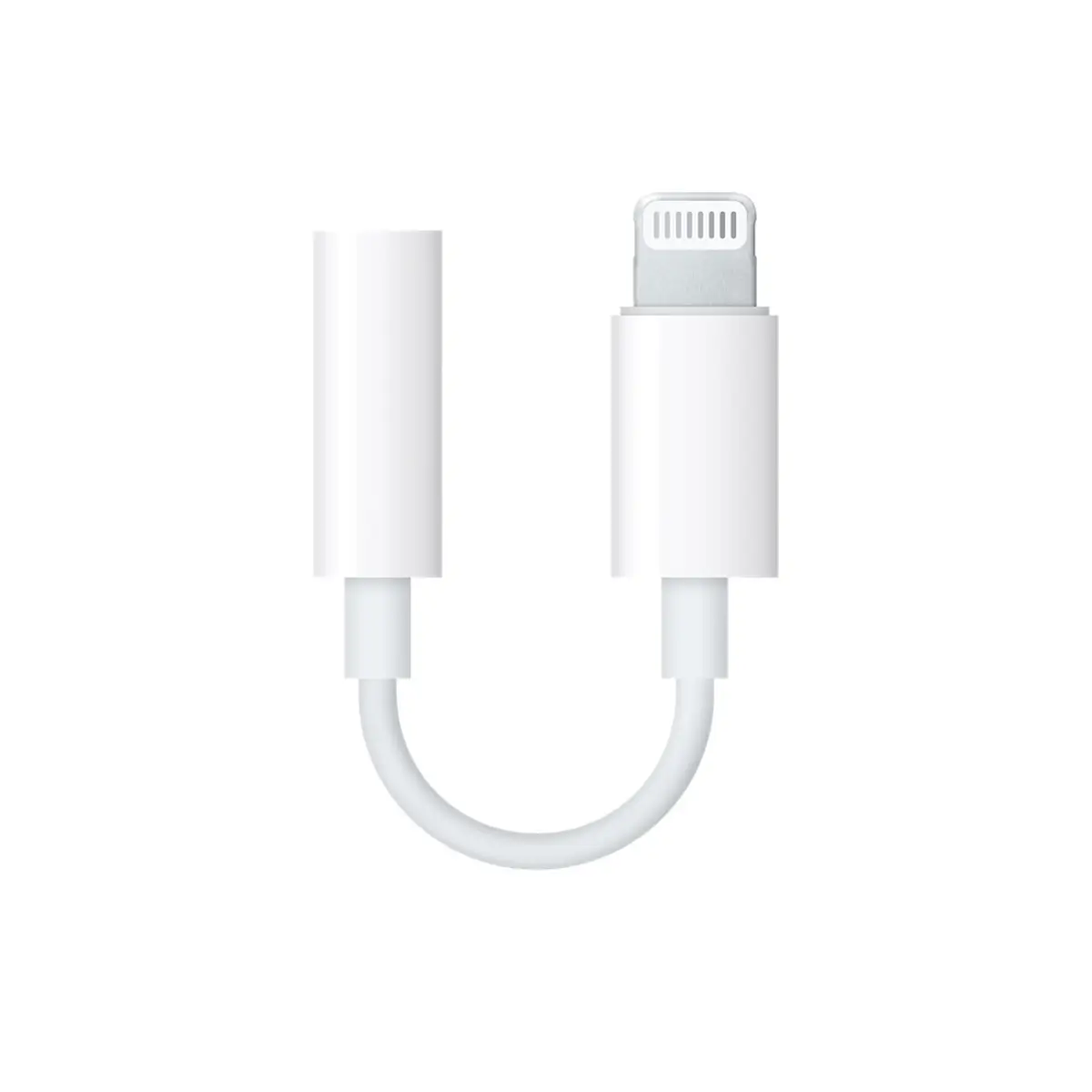 Lightning to 3,5 mm cinch adaptor white