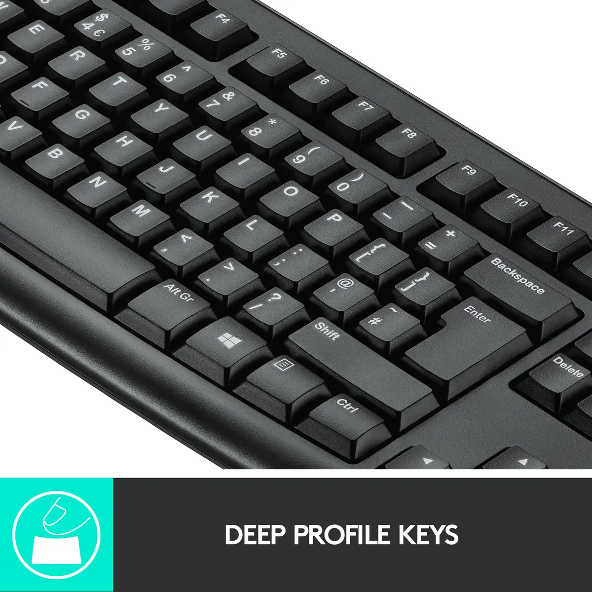 Desktop MK270 Wireless combo Tastaur + Maus USB Layout CH schwarz