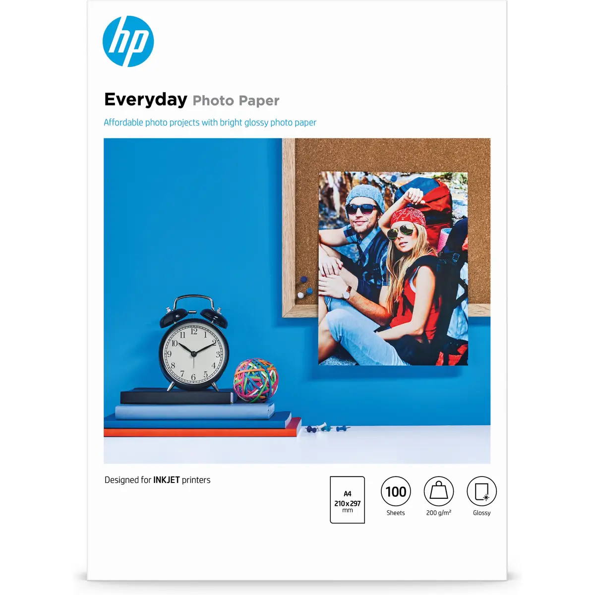 Fotopapier Standard A4 100Blatt 175 g/m² seidenmatt, einseitig beschichtet