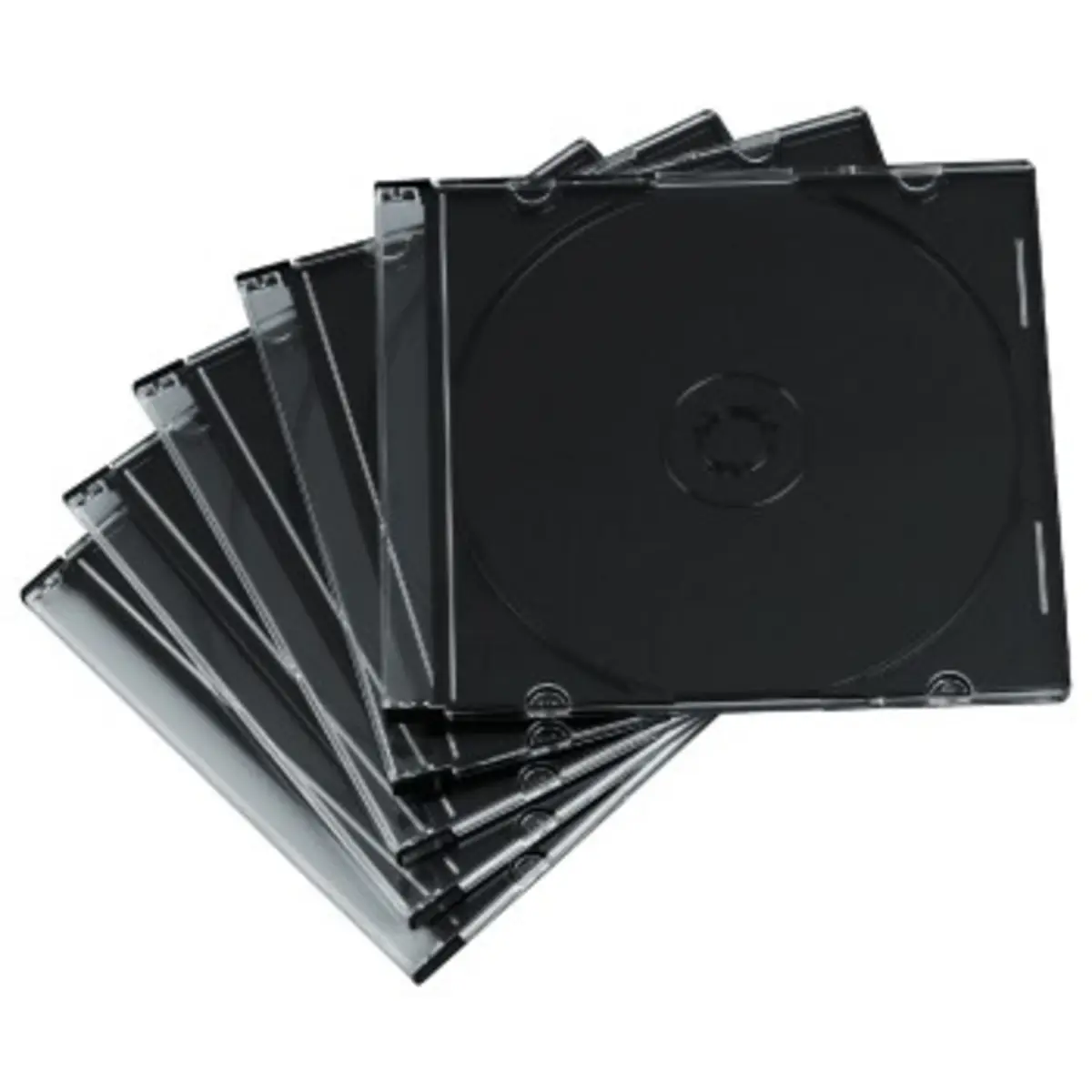 CD-Leerhülle Slim, 50er-Pack, Transparen