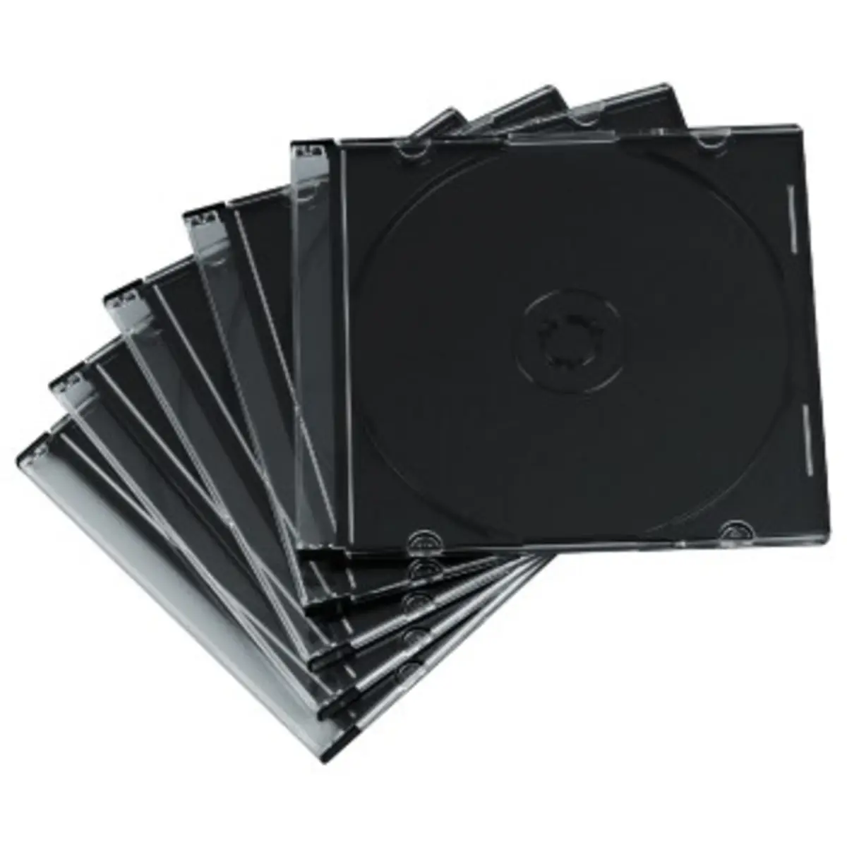 CD-Leerhülle Slim, 50er-Pack, Transparen