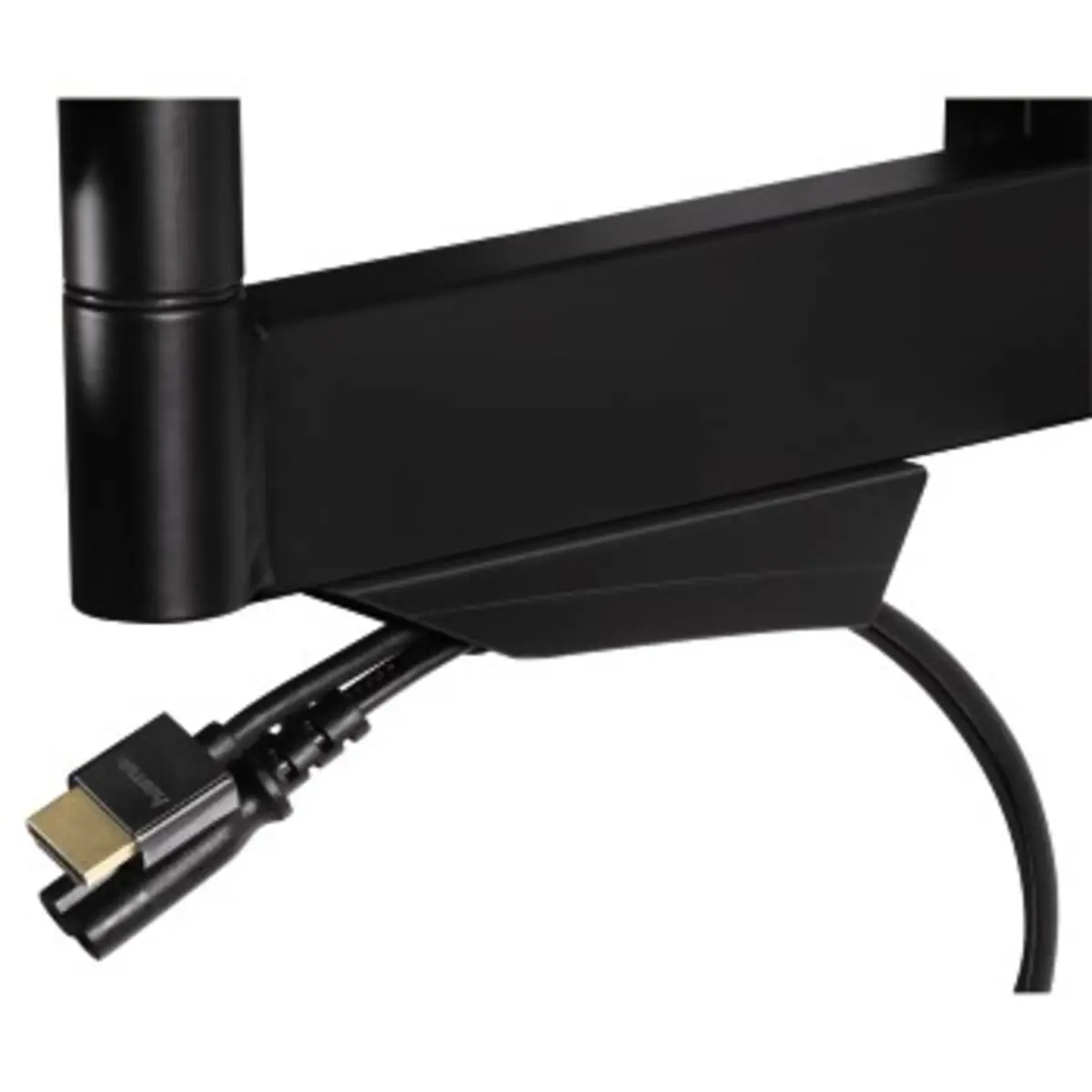 TV-Wandhalterung Fullmotion, 3 Sterne, 165 cm (65 Zoll), Schwarz