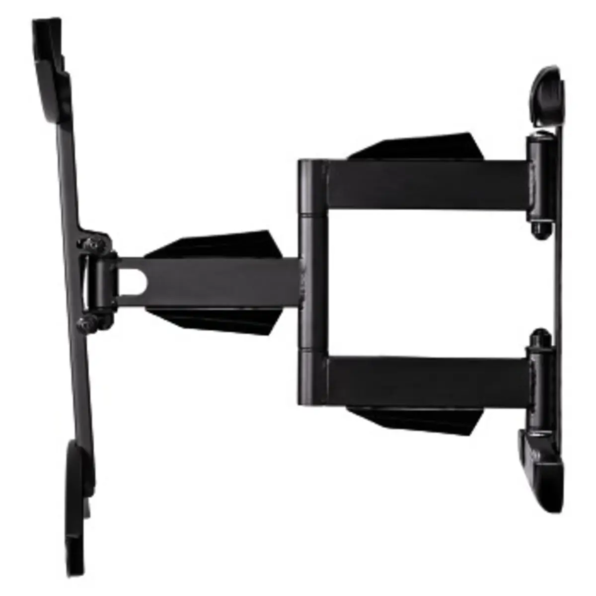 TV-Wandhalterung Fullmotion, 3 Sterne, 165 cm (65 Zoll), Schwarz