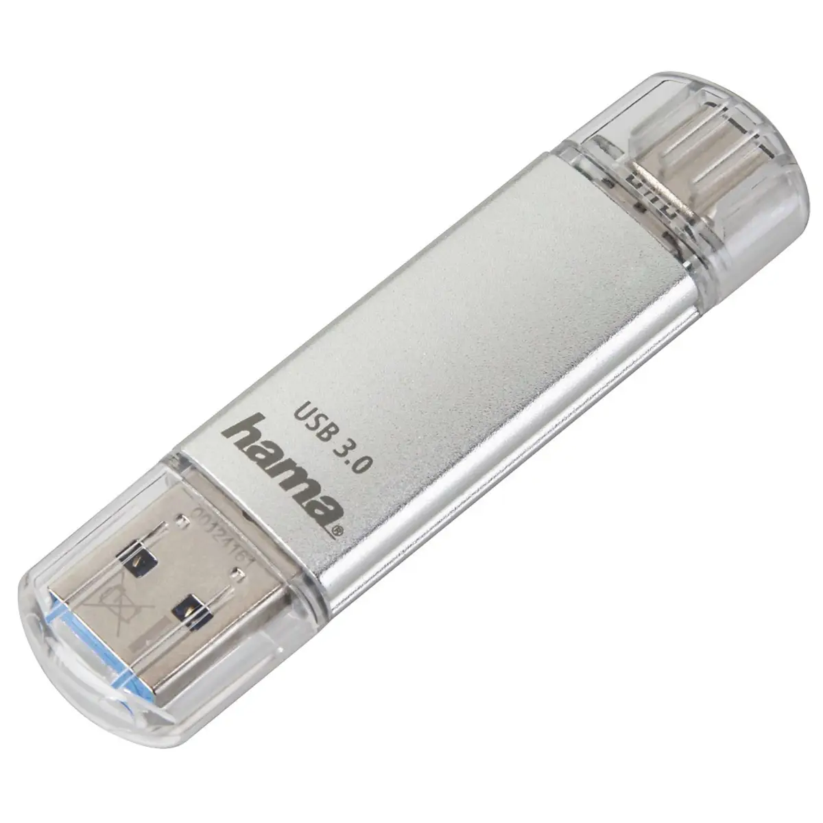 FlashPen C-Laeta, Type-C USB 3.1/USB 3.0, 32GB, 70 MB/s, silver