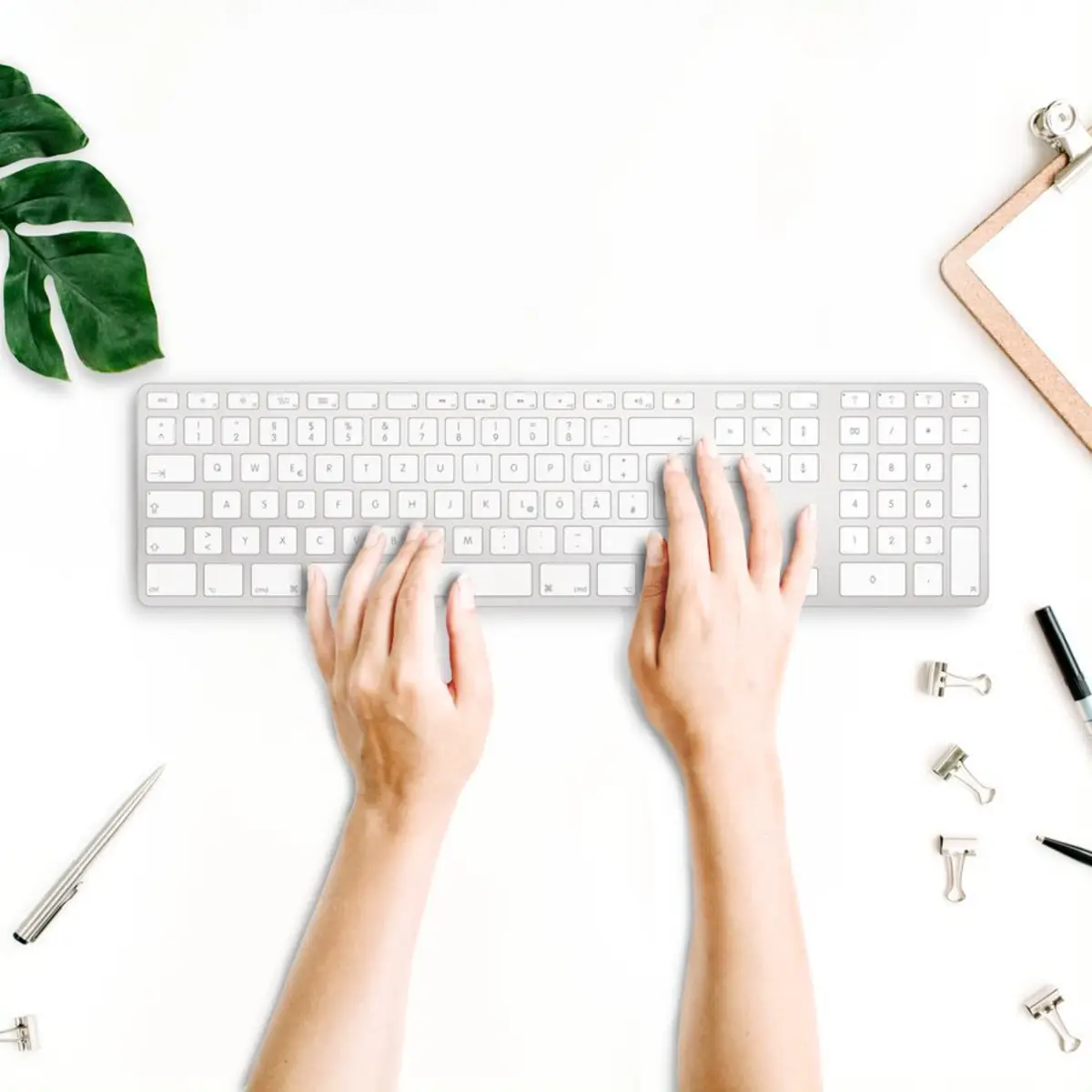 Wireless Aluminum Keyboard - DE