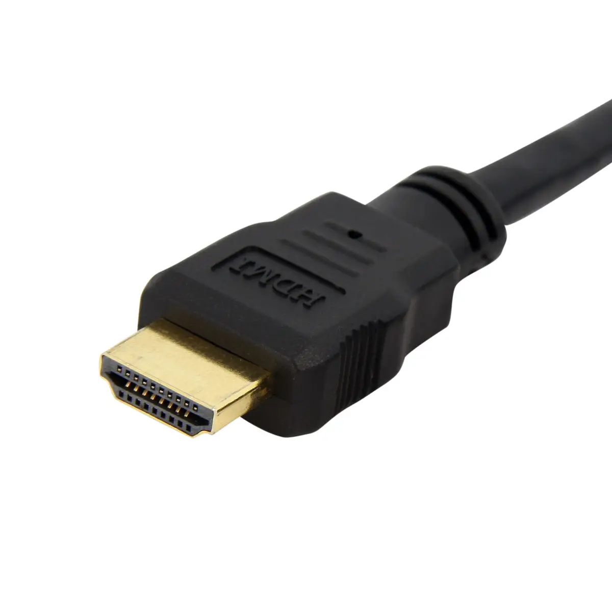 HDMI Kabel zur Panelmontage HDMI/HDMI Stecker/Buchse Schwarz 0,9m