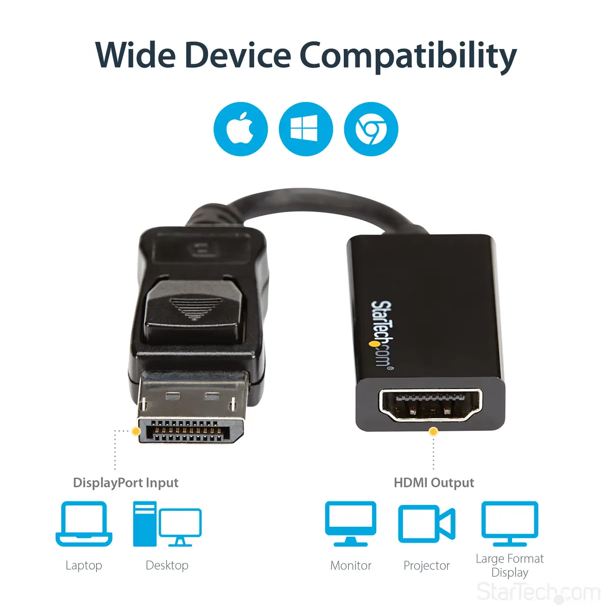 StarTech DisplayPort to HDMI adaptor